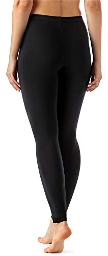 Merry Style Leggins Largos Mallas Deportivas Mujer MS10-143 (Negro, XXL)