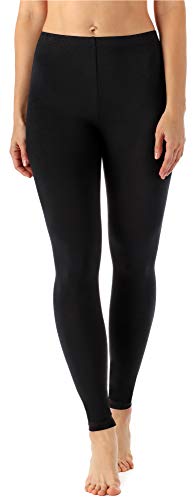 Merry Style Leggins Largos Mallas Deportivas Mujer MS10-143 (Negro, XXL)