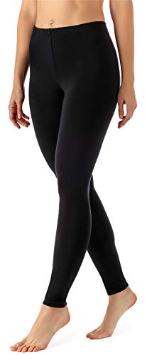 Merry Style Leggins Largos Mallas Deportivas Mujer MS10-143 (Negro, XXL)