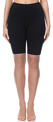 Merry Style Mallas Cortas Leggins Mujer MS10-200 (Negro, S)