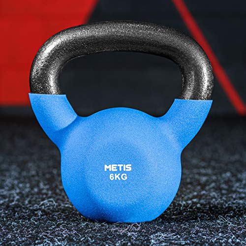 METIS Pesas Rusas Kettlebells │Mancuernas │ Ejercicio en Casa │ Musculación (12kg)