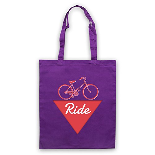 My Icon Art & Clothing Ride Bike Fanatic Bolso, Morado