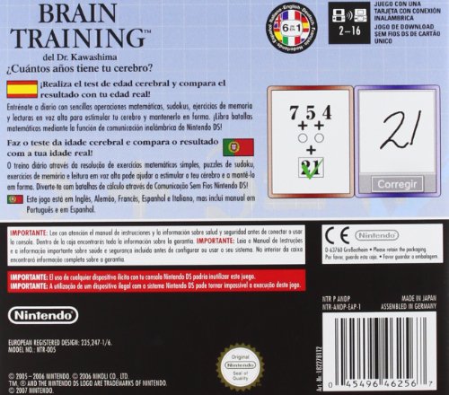 NDS Brain Training del Dr. Kawashima