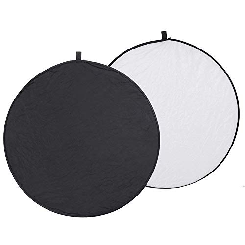 Neewer 110cm Reflector de Luz Multi-disco Plegable 5 en 1 con Bolsa Translúcido, Plateado, Dorado, Blanco y Negro para Fotografía de Estudio Iluminación e Iluminación Exterior