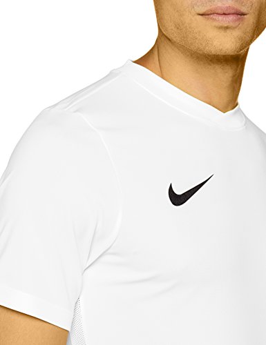 Nike Park VI Camiseta de Manga Corta para hombre, Blanco (White/Black), M