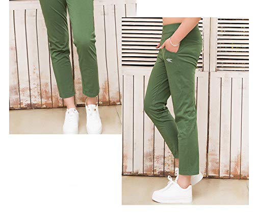 NOBRAND - Pantalones de verano para mujer de mediana edad y edad avanzada Verde verde XXL