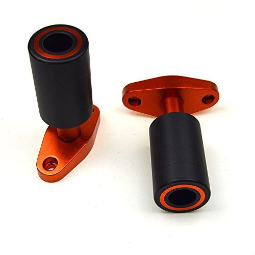 Nuevo Naranja CNC marco deslizadores protectores Guard para KTM Duke 125 200 390 2012 13 14 15