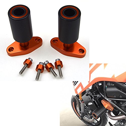 Nuevo Naranja CNC marco deslizadores protectores Guard para KTM Duke 125 200 390 2012 13 14 15