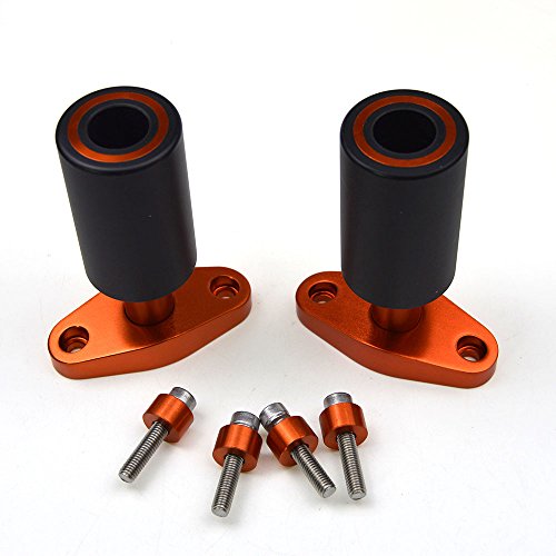 Nuevo Naranja CNC marco deslizadores protectores Guard para KTM Duke 125 200 390 2012 13 14 15