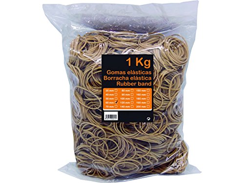 Office Club 301756, Gomas Elásticas de 4 cm, 1 kg