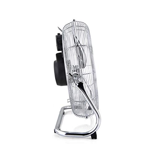 Orbegozo 17230 Ventilador industrial Power Fan con inclinación regulable, 6 velocidades de ventilación, posición modo silencioso, asa de transporte, rejilla de seguridad, 120 W de potencia, No aplica