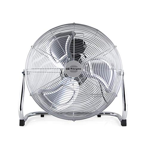 Orbegozo 17230 Ventilador industrial Power Fan con inclinación regulable, 6 velocidades de ventilación, posición modo silencioso, asa de transporte, rejilla de seguridad, 120 W de potencia, No aplica