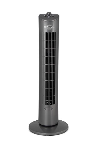 Orbegozo TW 0850 – Ventilador de torre con temporizador, bandeja para esencias, 3 velocidades, movimiento oscilante y 60 W de potencia