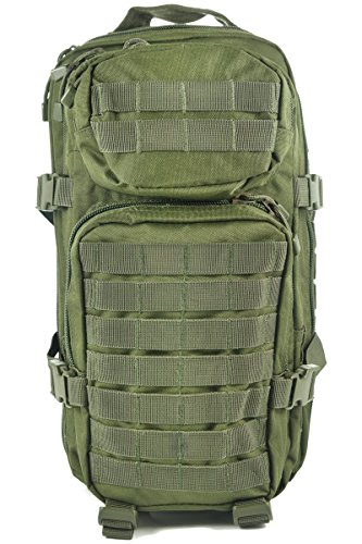 Pack de asalto MOLLE táctico con mochila de patrulla 36L, Verde oliva