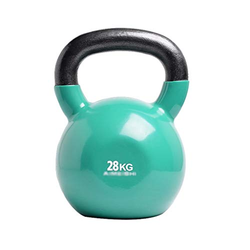 Pesa de gimnasia Kettlebells, Juego de Pesas Kettlebell don Revestimiento de Vinilo Portátil Equipo de Entrenamiento Ancho y Agarre Cómodo para Levantamiento de Pesas / Entrenamiento de Fuerza Y ​​núc