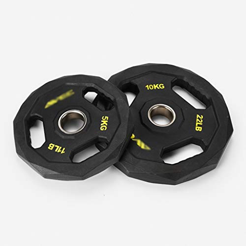 Pesas de Disco Discos de Pesas para Musculación Placas de Diamante Negro Estilo Peso placas Olímpico Peso Barra Placas Casa Comercial Gimnasio de pesas olímpico Discos de Pesas Fitness y Ejercicio Mus