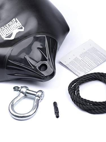 Phantom Athletics - Saco de boxeo para adultos (rellenable con agua), color Negro
, tamaño L: Ø 55cm, Höhe 71cm, bis zu 85kg, 55.00 x 55.00 x 81.00centimeters