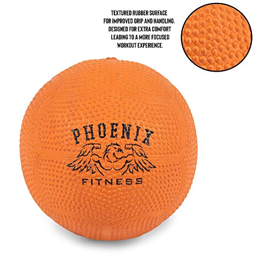 Phoenix Fitness RY929 - Balón Medicinal, Color Multicolor, Talla 3 kg