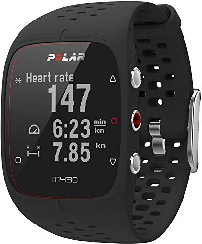 Polar M430 Reloj de Running con GPS y Frecuencia cardíaca en la muñeca - Multideporte - actividad 24/7 - Negro, M/L