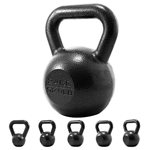 PROIRON Pesa Rusa de Hierro Fundido, Kettlebell 12kg para fisicoculturismo y Entrenamiento con Pesas