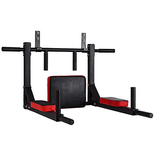 Pull up Fitness - Barra Dominadas Pared - Pull Up Bar - Barra de Dominadas Multifuncional - Barra para Dominadas Multiagarre - Maquina de Dominadas - Aparato Estacion Fondos Flexiones Pull Up Bar