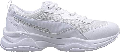 PUMA Cilia, Zapatillas para Mujer, Blanco White/Gray Violet Silver, 38 EU