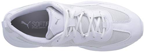 PUMA Cilia, Zapatillas para Mujer, Blanco White/Gray Violet Silver, 39 EU