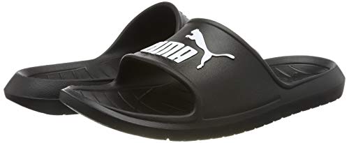 PUMA DIVECAT V2, Sandalias deslizantes Unisex-Adulto, Negro Black White, 42 EU