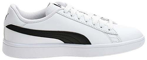 PUMA Smash V2 L, Zapatillas Unisex-Adulto, Blanco White Black, 42 EU