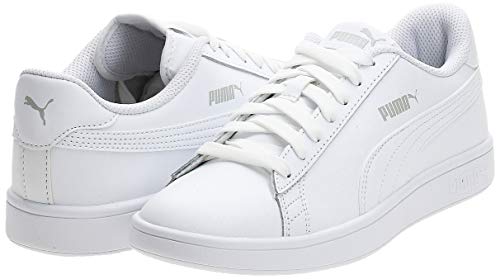 PUMA Smash V2 L, Zapatillas Unisex-Adulto, Blanco White White, 41 EU