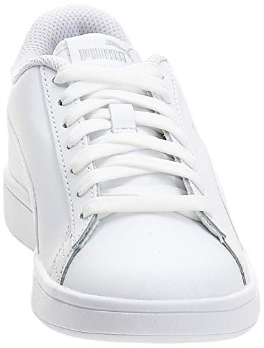 PUMA Smash V2 L, Zapatillas Unisex-Adulto, Blanco White White, 41 EU