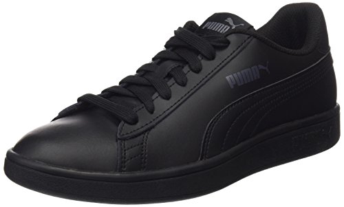 PUMA Smash V2 L, Zapatillas Unisex-Adulto, Negro Black Black, 41 EU