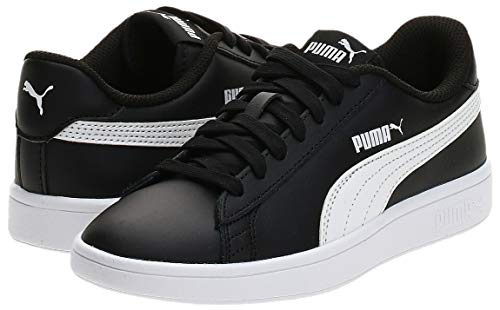 PUMA Smash V2 L, Zapatillas Unisex-Adulto, Negro Black White, 43 EU