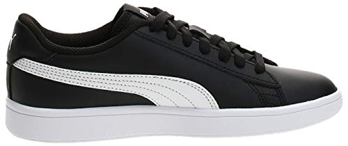 PUMA Smash V2 L, Zapatillas Unisex-Adulto, Negro Black White, 43 EU