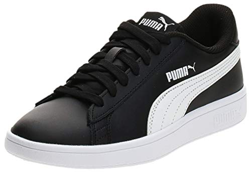 PUMA Smash V2 L, Zapatillas Unisex-Adulto, Negro Black White, 43 EU