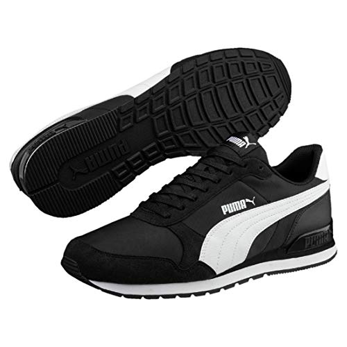 PUMA St Runner V2 NL, Zapatillas Unisex Adulto, Negro Black White, 40.5 EU