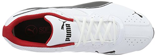 PUMA Tazon 6 FM, Zapatillas para Correr de Carretera para Hombre, Blanco White Black Silver, 44 EU