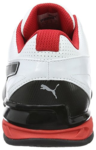 PUMA Tazon 6 FM, Zapatillas para Correr de Carretera para Hombre, Blanco White Black Silver, 44 EU