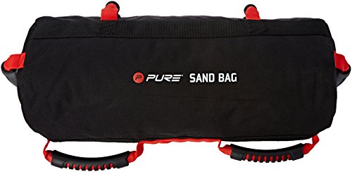 Pure2Improve P2I100160 - Bolsa de Arena Unisex para Adulto, Negro/Rojo, Talla única