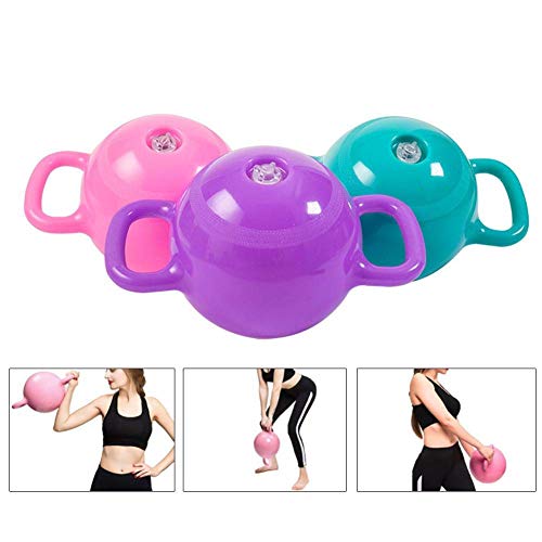 qiuqiu Kettle Bells, Kettle Bells De Peso Ajustable, Yoga Kettle Bells, Ladies Fitness Pesas Portátiles Llenas De Agua, Pilates Kettle Dumbbells