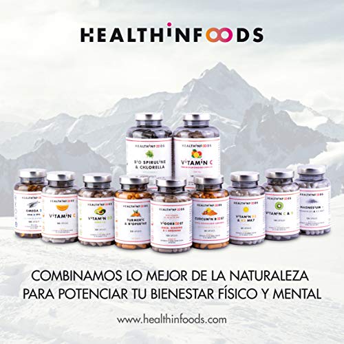 Quemagrasas Potente y Natural Termogénico para Adelgazar |Healthinfoods|Pérdida de Peso|Supresor Apetito|128 Cápsulas|Garcinia Cambogia,L-Carnitina, Extracto de Café y Té Verde,Guaraná,Mango Africano