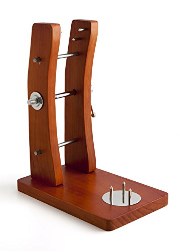 Quid AROCHE Jamonero con Soporte de Madera, Sistema de Prensa, Marron, 42 x 33 x 21 cm