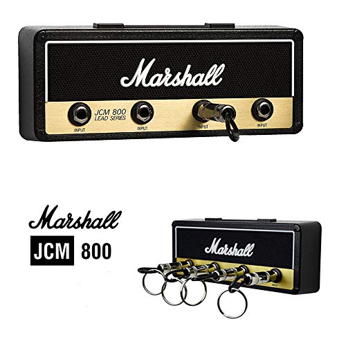 RAINBEAN Ganchos para Llaves Marshall Jack II Rack 2.0 JCM800 Guitarra Llavero Gancho Montaje en Pared