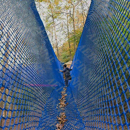 Red de Escalada para Niños,Red Cuerda Gruesa Hamaca Escalada Trepar Trepa Escalar Redes Niños Trepadora Andinismo Alpinismo Montañismo Nylon Grande Neto,para Niños Crío Chaval Chiquillo,12mm,Azul