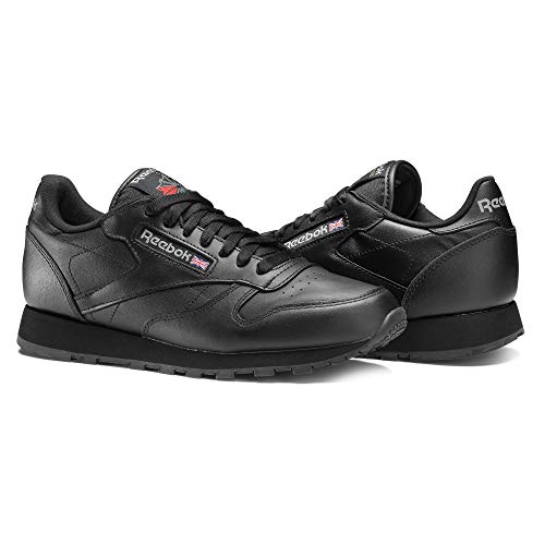 Reebok Classic Leather - Zapatillas de cuero para hombre, color negro (int-black), talla 41