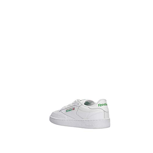 Reebok Club C 85, Zapatillas Deportivas para Interior Hombre, Blanco (Int / White / Green), 42.5 EU