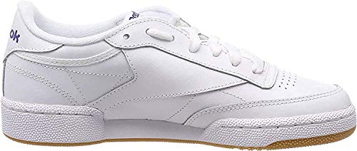 Reebok Club C 85, Zapatillas para Hombre, Blanco (INT White/Royal Gum), 43 EU