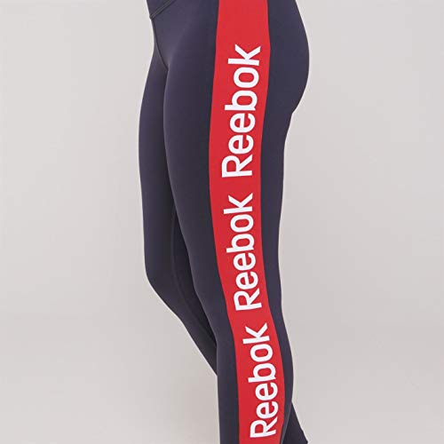 Reebok Linear Logo Tight Mallas, Mujer, hernvy, L