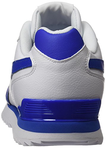 Reebok Royal Glide Rplclp, Zapatillas para Hombre, Blanco (White/Vital Blue 0), 43 EU