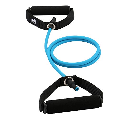 REEHUT Bandas Elásticas de Entrenamiento, Bandas de Resistencia para Fitness Cable de Ejercicio de Entrenamiento para Tonificación Muscular, Equipo de Ejercicio de Estiramientos para Yoga - Azul